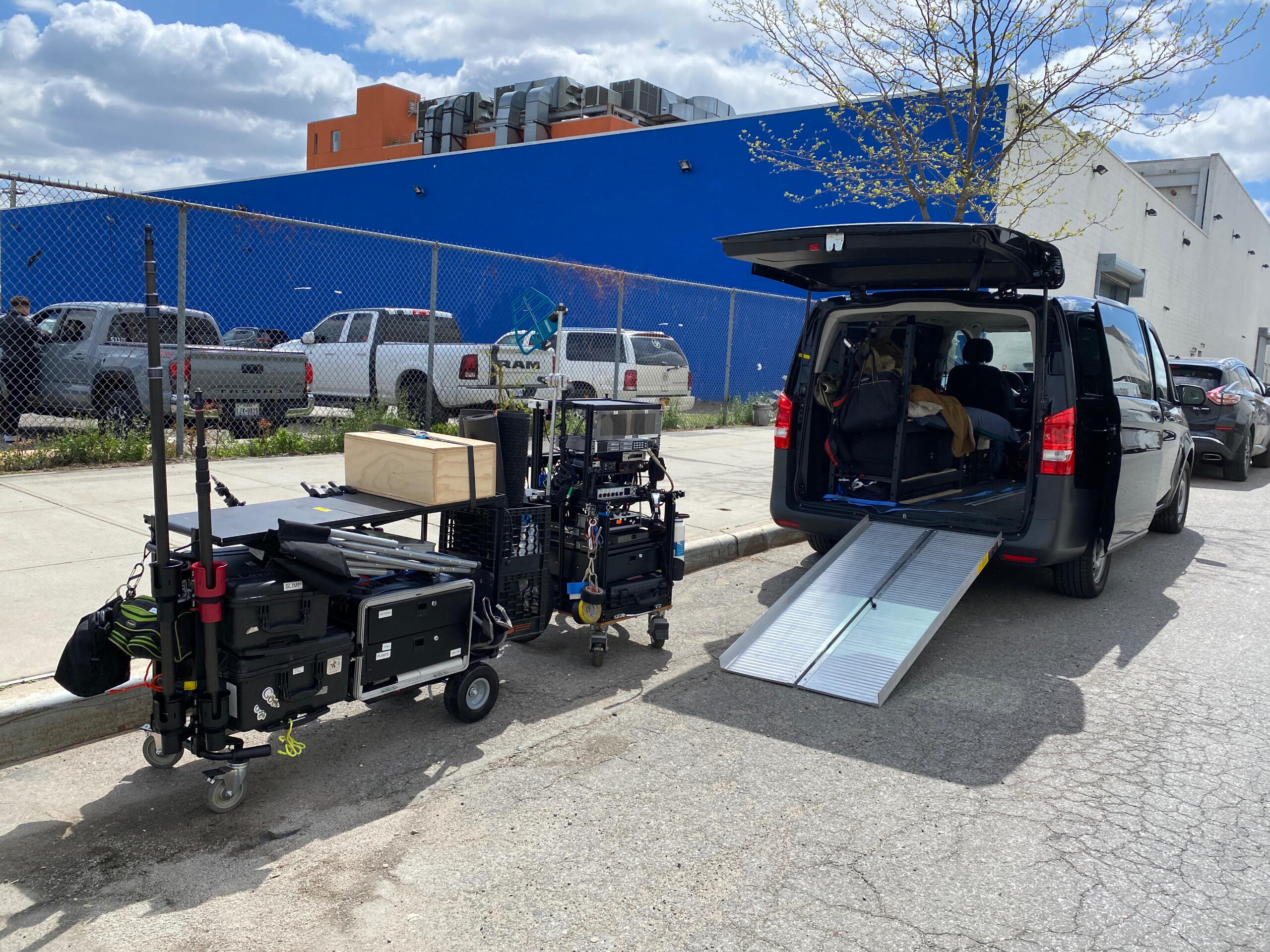 production carts and metric van for self report